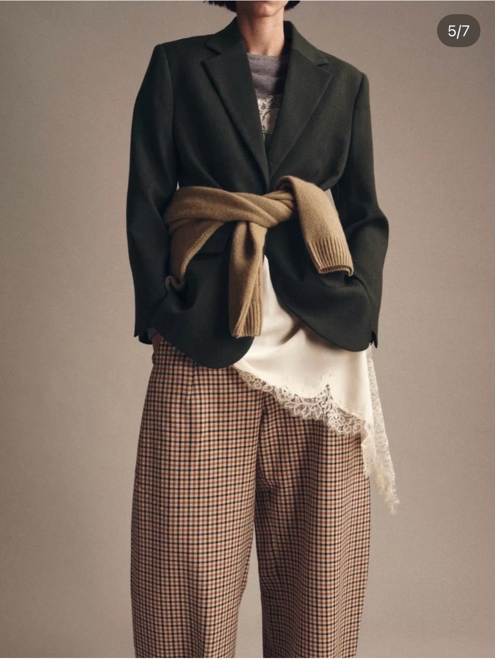 Zara Oversized Wool Blazer